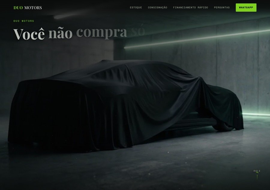 Site da Duo Motors